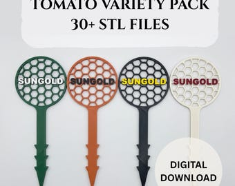 3D-Druck-Tomatenstecker (STL-Datei) | Gartenplaner für Selbstversorger | Etiketten für Tomaten zum Einkochen | Robuste Pflanzenstäbe | Individuelle Gartenetiketten (STL-Datei)