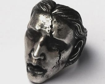 Lament – Sterling Silver Broken Face Ring