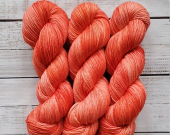 Sun Kissed, hand dyed yarn, fingering weight