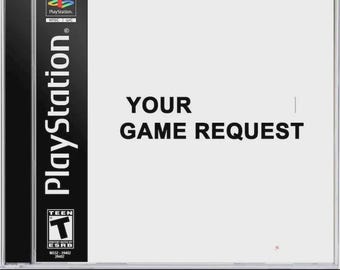 PS1 Replacement Game Case | Made-to-Order Reproduction Case for Disc-Only PlayStation Games