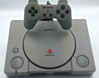 3D Printed PlayStation 1 Console and Controller Display Stand