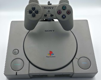 Refurbished PlayStation 1 with PSNEE Modchip, Controller & Cables