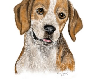 4 Beagle 4x6 Blank Note Cards