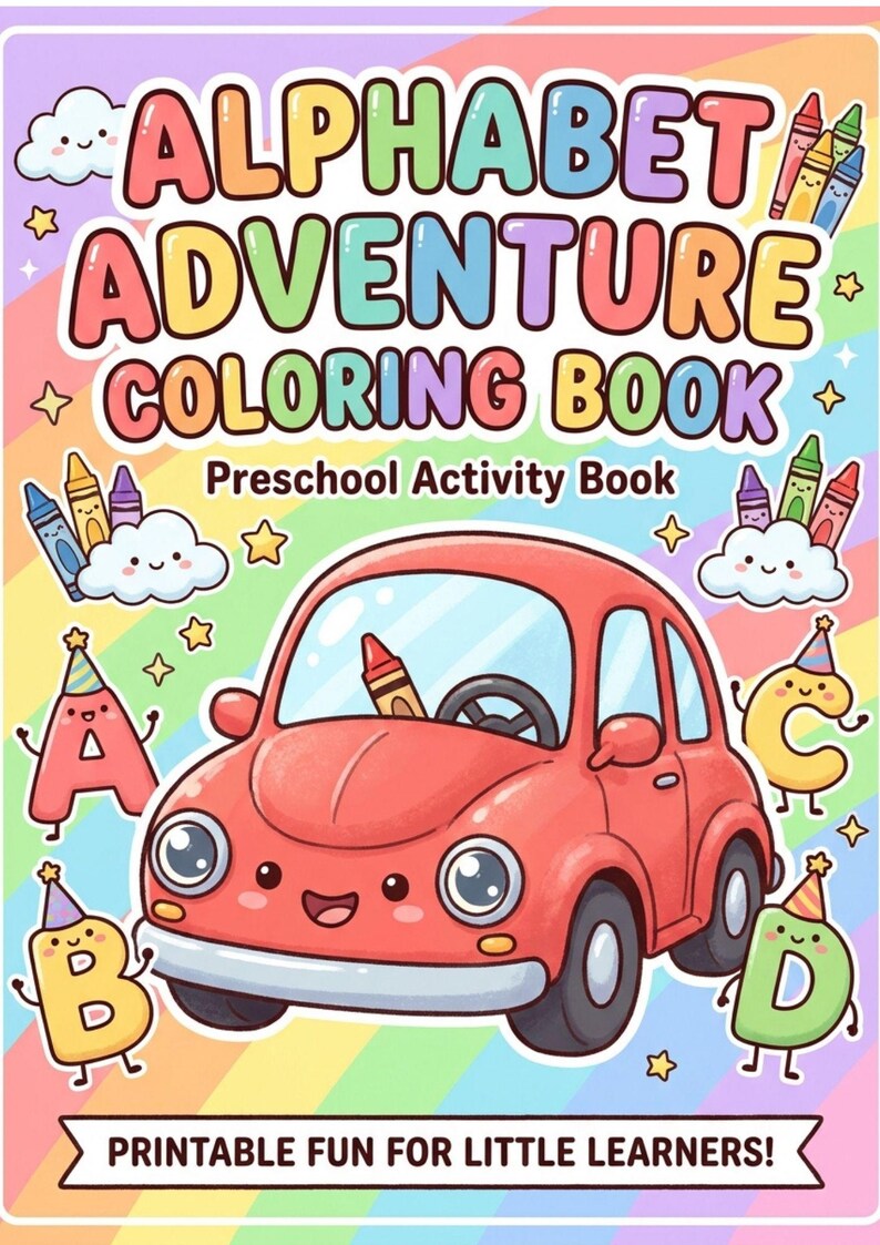 ABC Alphabet Coloring Book for Preschool Kids | Giraffe Learning ...