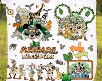 Safari Animal PNG, Jungle Explorer Sublimation Design, Wild Animal Clipart, Safari Adventure PNG, Digital Download.