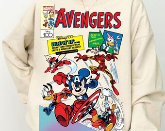 Retro Mouse and Friends Heroes PNG, Cartoon Superhero Characters Sublimation, Vintage Comic PNG, Digital Download.
