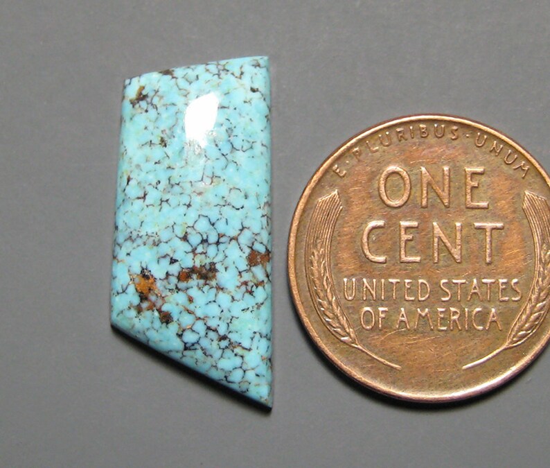 Nevada Blue Mine Natural Turquoise Cabochon from Nevada 22x11mm