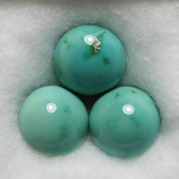 RESERVED for A - Carico Lake Mine Natural Turquoise Cabochons from Nevada