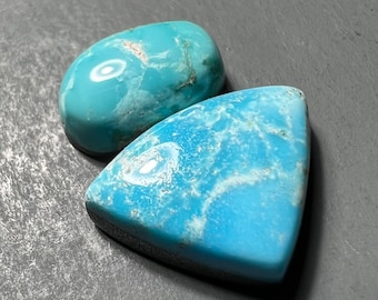 Nevada Blue Mine Natural Turquoise Cabochon Set from Nevada