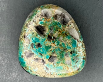 Ocean Dreams Mine Natural Turquoise Cabochon from Nevada, 19x17mm