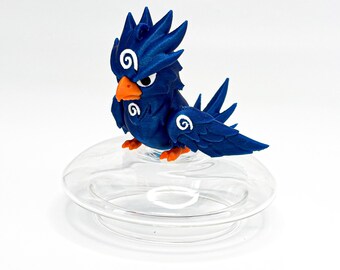 Articulated Griffin Toy - 3D Printed Mythical Bird Figurine - Cute Chibi Phoenix Desk Pet - Fantasy Creature Fidget Toy Geeky Gamer Gift