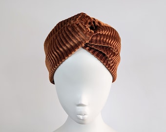 CEALXHENY Erntedank-Stirnband Mit Strass – Herbstliches Karomuster, Breit, Mit Knoten