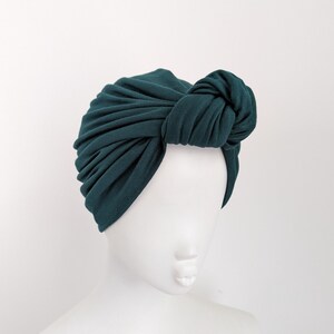 Klaar om te dragen tulband hoed groene top knoop tulband retro mode tulband vrouwen pin-up hoofddeksel vintage hoed zomer cadeau voor haar