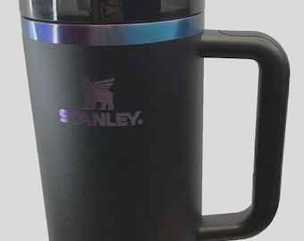 Stanley Quencher 40oz Tumbler | Black Chrome Stainless Steel Insulated Travel Mug