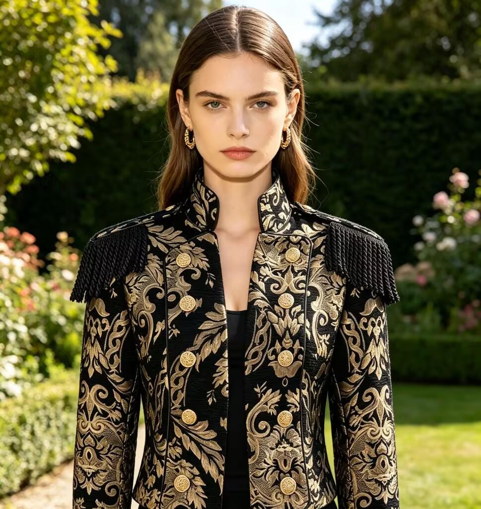 Baroque Style Jacket - Etsy