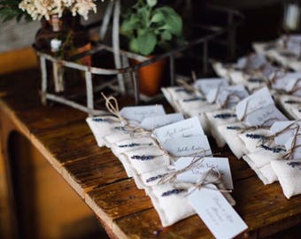 Natural Cotton Sachets With Dried Lavender or Dried Rose | Etsy