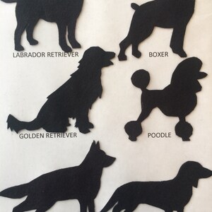 Set of 6- Dog Themed Placemats- Custom Colors Available- 14 Different ...