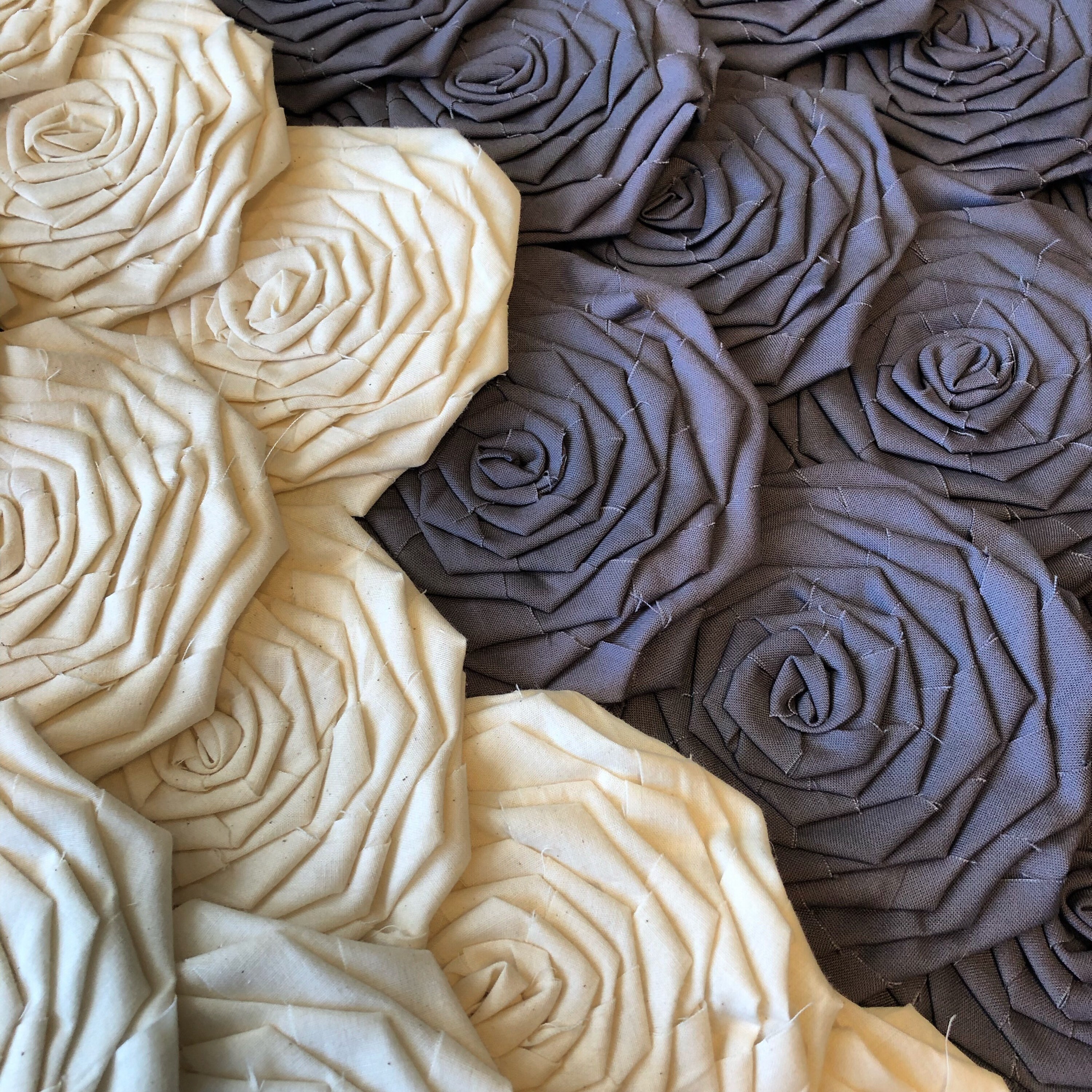 Cotton RosettesChoose Your Colors 34 Colors Available 3 Sizes