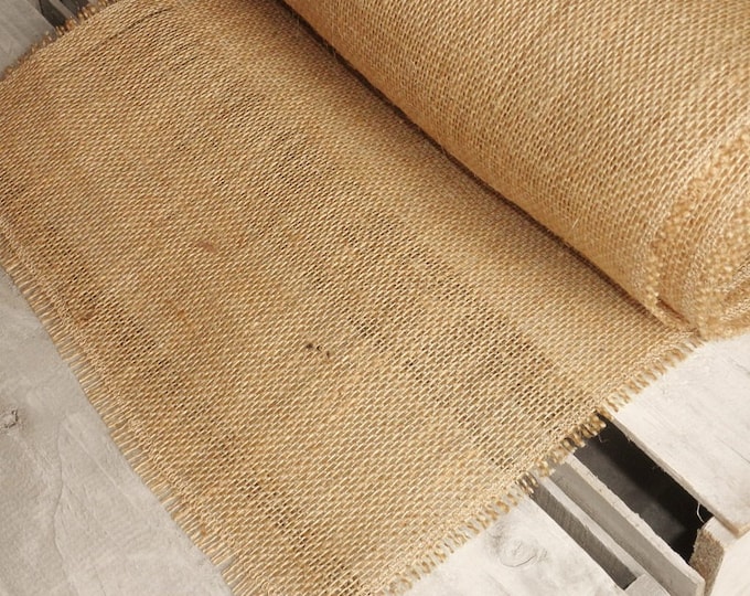 13" x 60" Basic Fringe Burlap Table Runner-3 Colors Available-Single Layer-Wedding/Country/Folk/Rustic-Party Table Decor