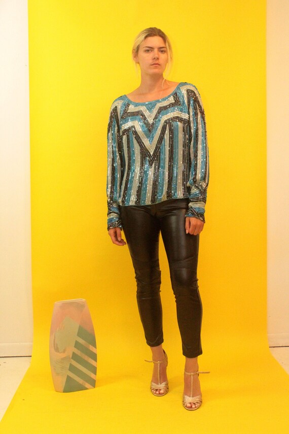 1980s Beaded Top