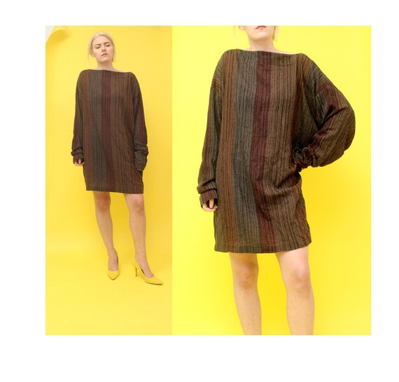 1980s Norma Kamali Slouchy Dress