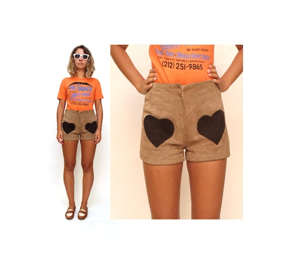 70s Suede Shorts XS