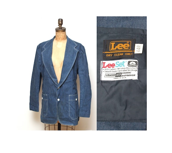 70s Womens Lee Denim Jacket XL