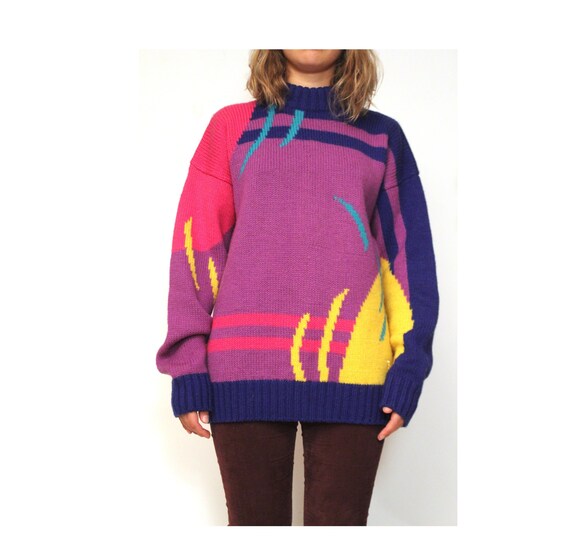 80s Pure Wool FILA Sweater