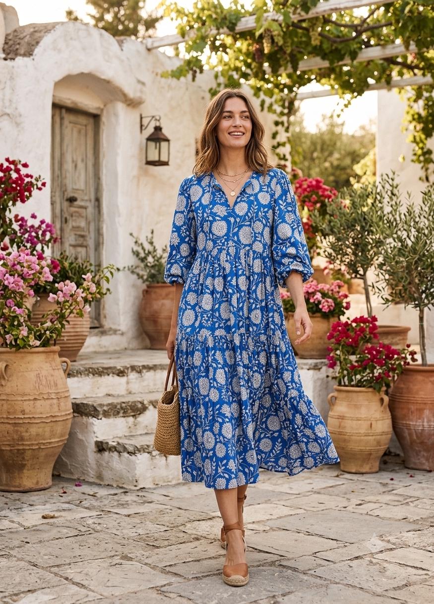 blue milkmaid midi dress Style_Convertible Timeless] Double-breasted blazer dress Size:30 ( For 33-34 inch natural waist) while the sweetheart neckline