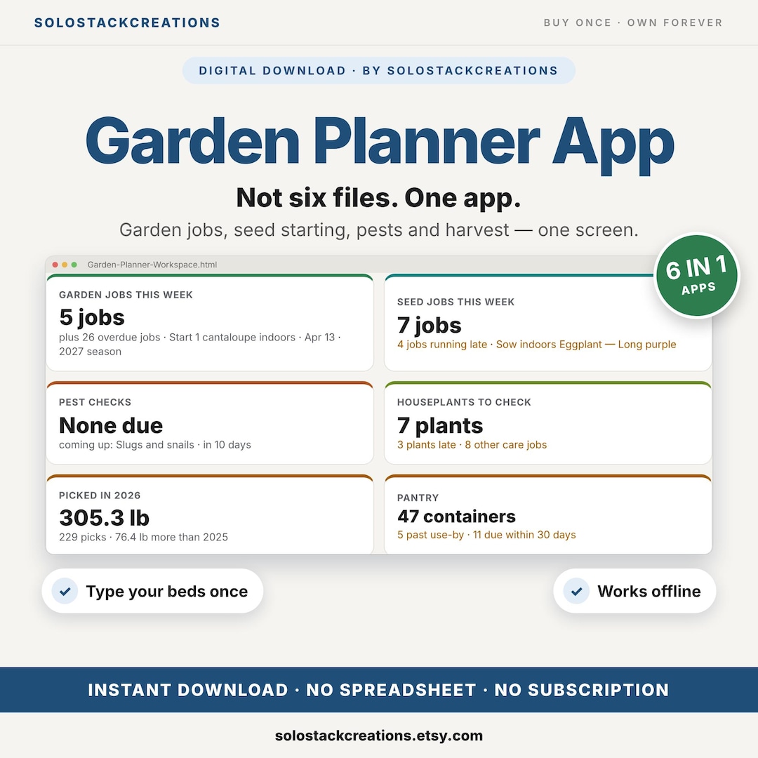 Garden Planner App | All-in-one Digital Garden Planner With Vegetable ...