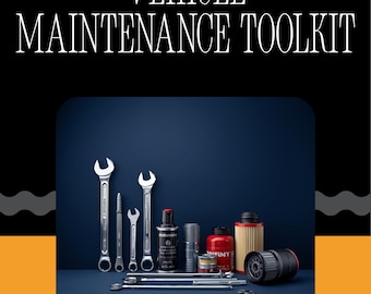 Kit de herramientas de mantenimiento del vehículo / Registro de servicio, consumo de combustible (MPG), historial de reparaciones (HTML)