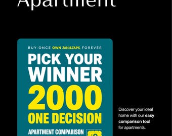 Aplicación web para comparar apartamentos: compara 4 opciones una al lado de la otra (descarga instantánea)