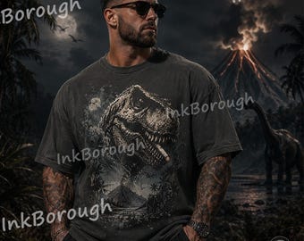 Vintage T Rex Dinosaur T-Shirt: Y2k Raptor Graphic Tee (Comfort Colors®)