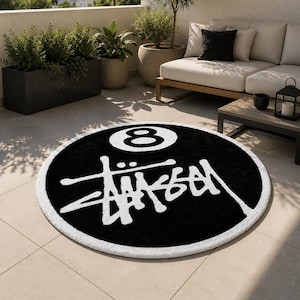 Stussy 8 Ball Rug - Etsy