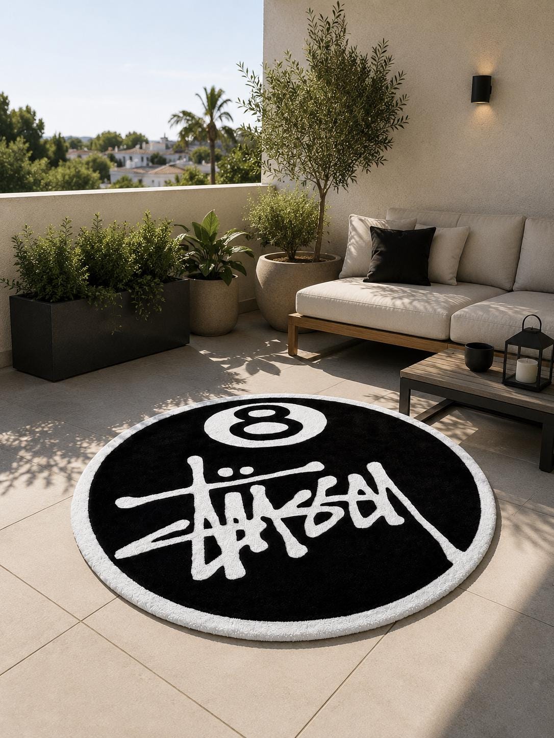 Stussy 8 Ball Rug - Etsy