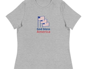 Avslappnad t-shirt för kvinnor