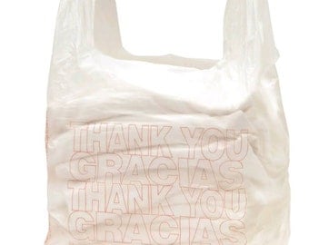 T-shirt Carry Out Plastic Bags - FREE SHIPPING!