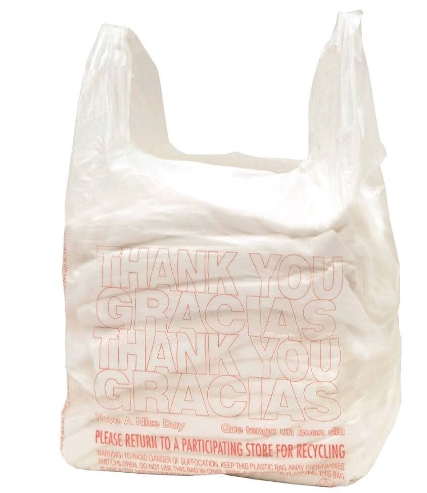 Tshirt Carry Out Plastic Bags FREE SHIPPING Etsy