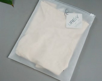 13.50" x 17.50" CPE Blank Frosted Zipper Closure Bags for Heavy Sweaters Sweatshirts Hoodies - Fast USA Stock, FREE Shipping!