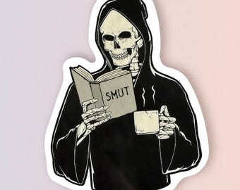 "Smut" vinylklistermärke - Gotisk vinyldekal - Kindle-klistermärke - Dator - E-läsare-klistermärke - Flaskklistermärke