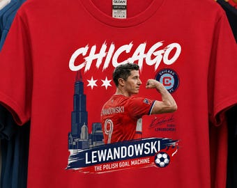 Chicago Football Legend Lewandowski Fan Tee