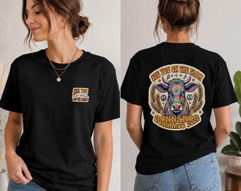 Bonnaroo 2026 Festival Shirt, Retro Cow Graphic Tee, See You On The Farm Music Shirt