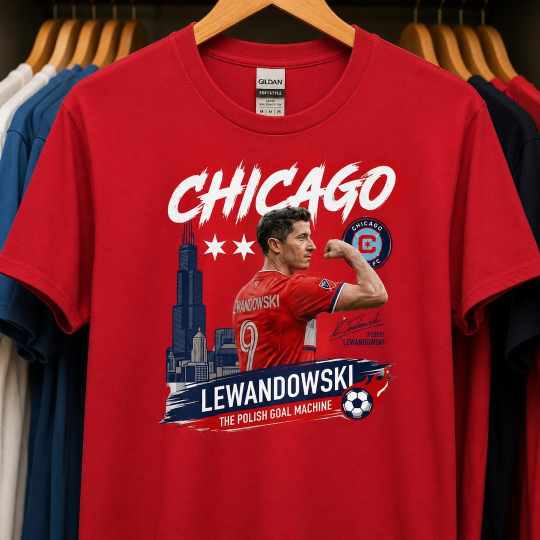 Chicago Football Legend Lewandowski Fan Tee