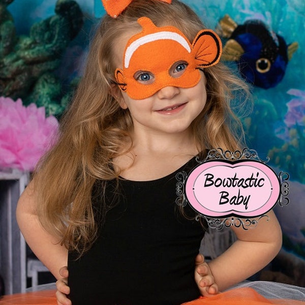 Clown Fish Mask for Halloween. Halloween mask Birthday party