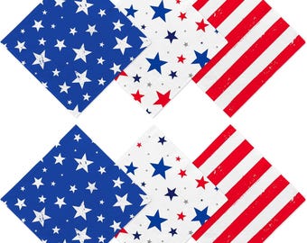 4th of July Napkins | American Flag Patriotic Paper Party Decor