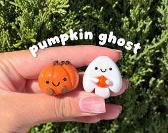 Ghost & Pumpkin magnet