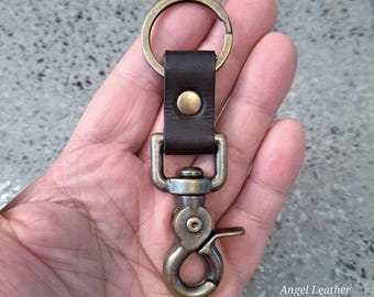 アクセサリー Angel99 Patent Leather Keychain - Black blackkeychain_2048x.png?v=
