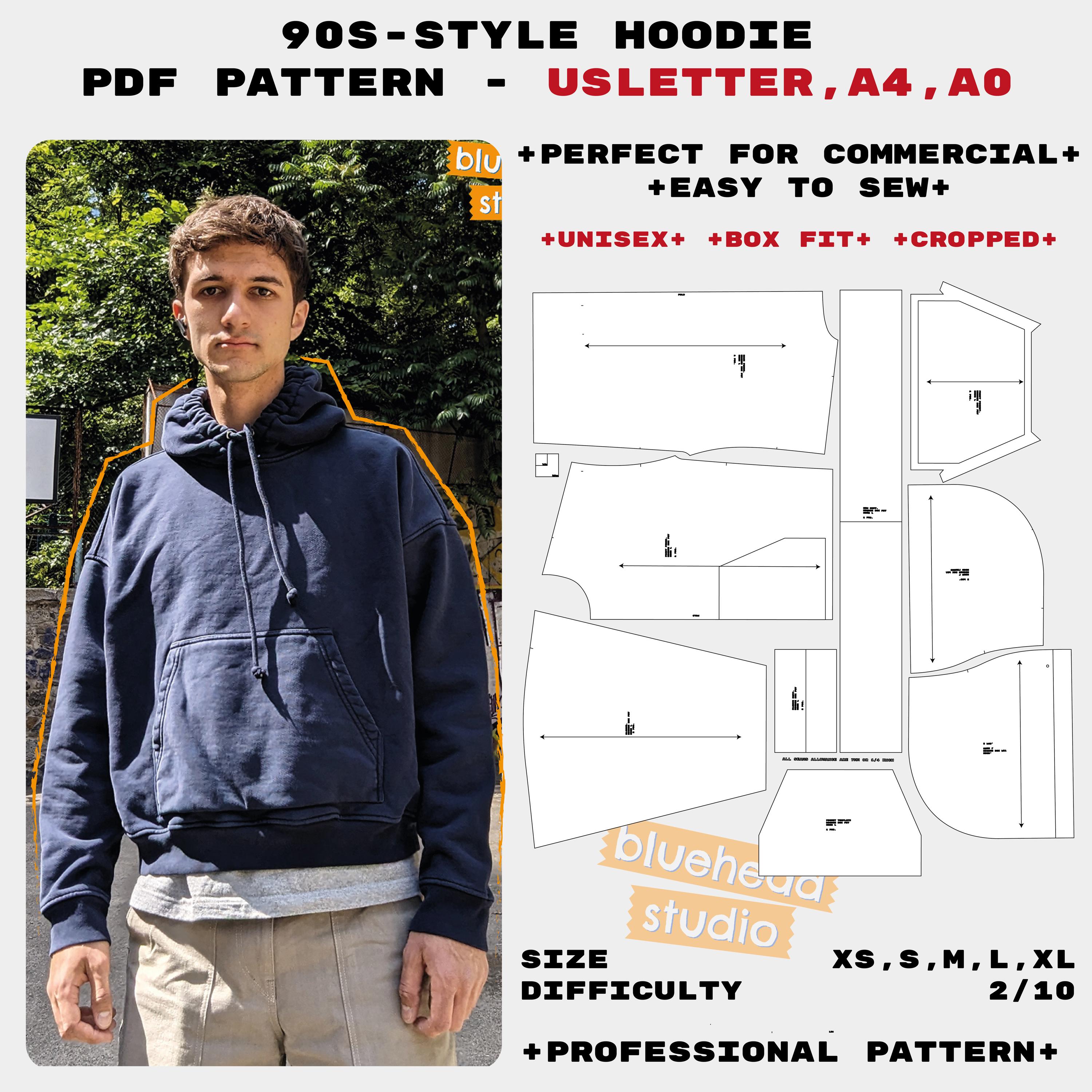 Boxy fit hoodie - Etsy 日本