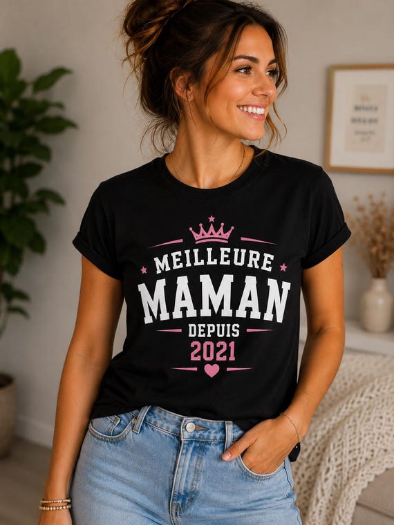 Tshirt personnalisé maman