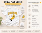 T-shirt enfant Banana drôle Cadeau fille garçon Coton premium Anniversaire 11